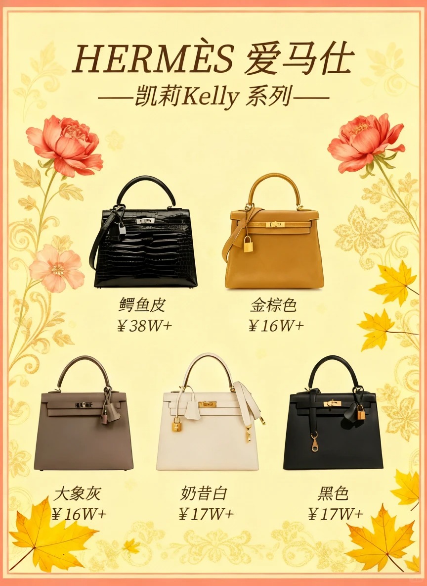 Explore iconic Hermès bags: Birkin, Kelly, Constance, Lindy, Picotin & Evelyne. Discover their unique styles, from luxury to casual, and find the perfect Hermès bag for you.